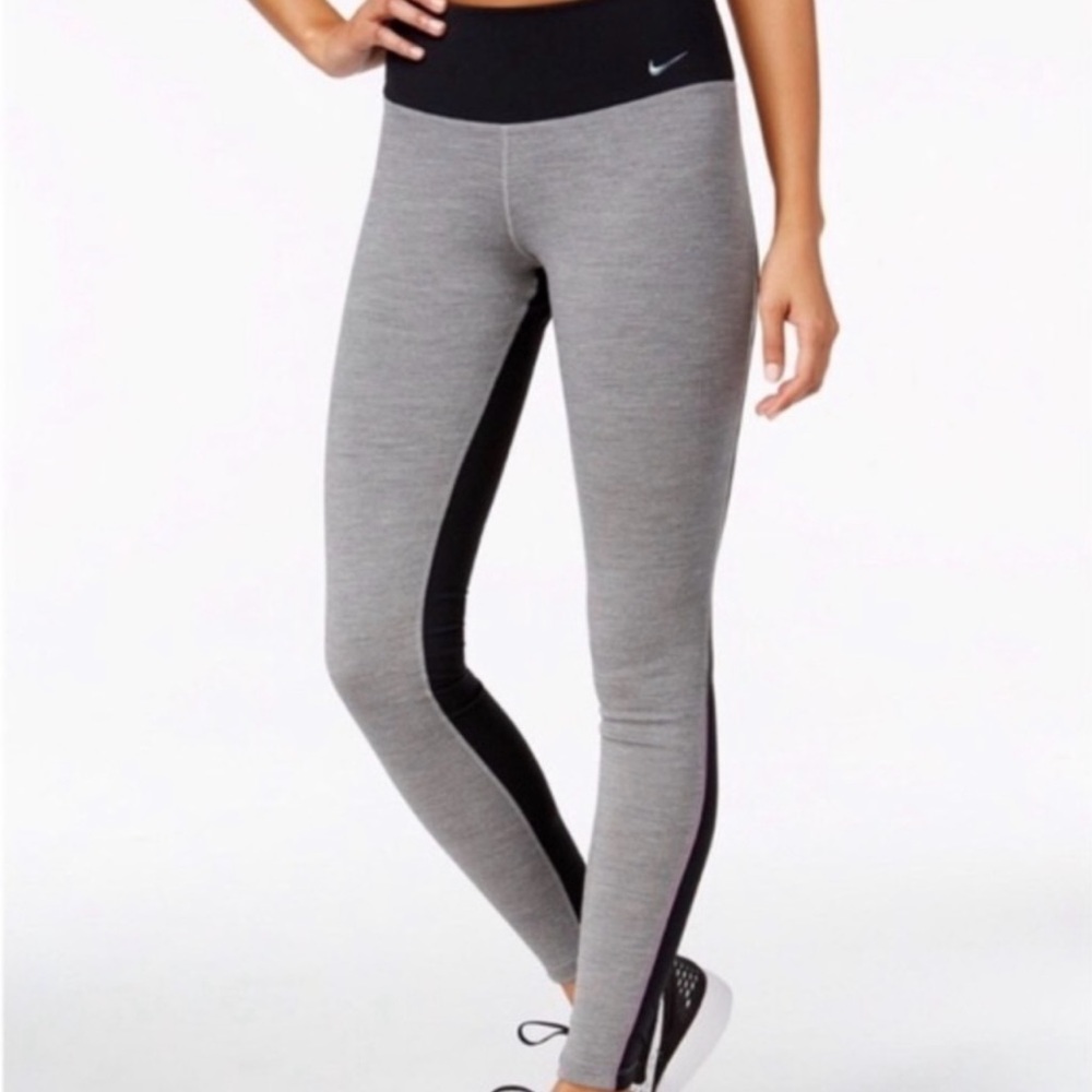 Nike Dri-Fit Reflective Color Block Leggings Size Small
